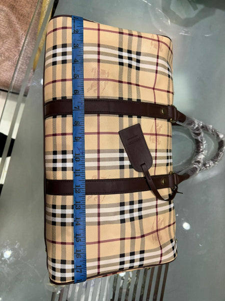 Burberry Duffle Boston Bag