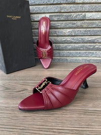 Ysl Maroon Heels