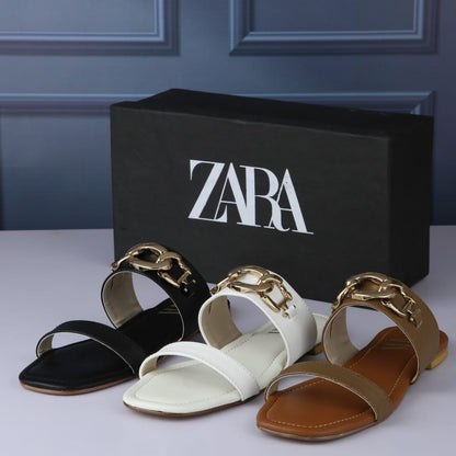 Zara Chain Flats