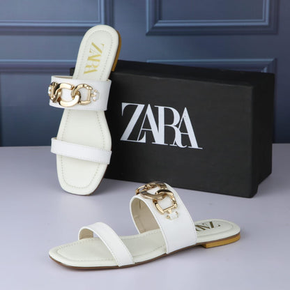 Zara Chain Flats