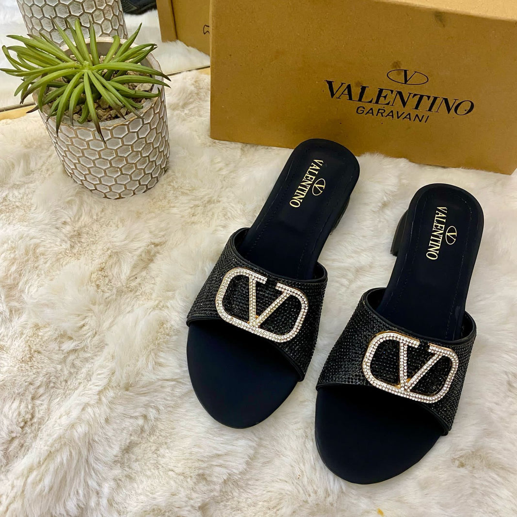 Valentino Chic Shine Comfort Sandals