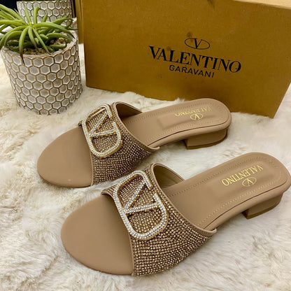 Valentino Chic Shine Comfort Sandals