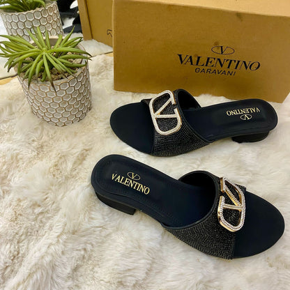 Valentino Chic Shine Comfort Sandals