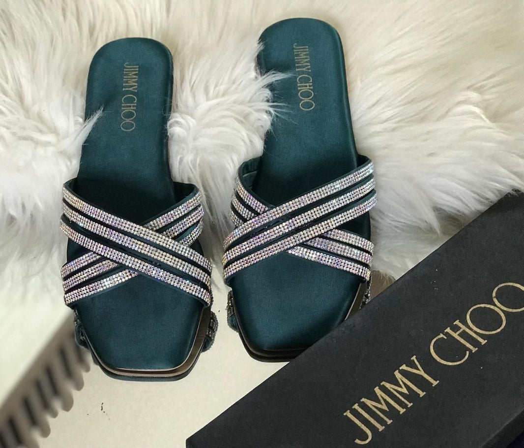Jimmy Choo Pearl Slippers