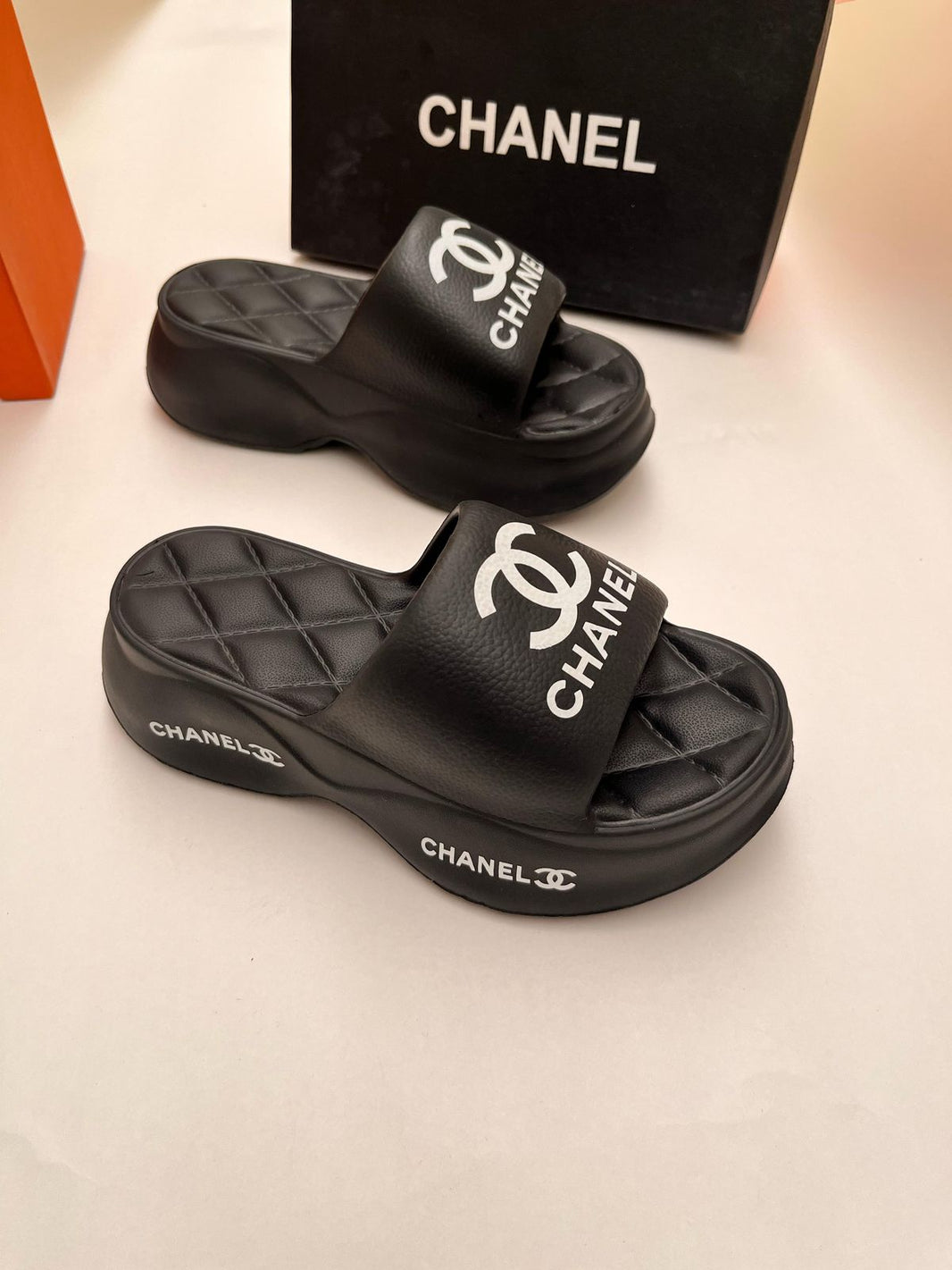 Chanel Platform Flipflops