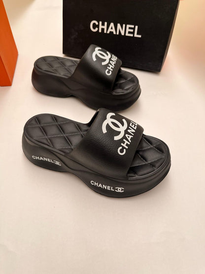 Chanel Platform Flipflops