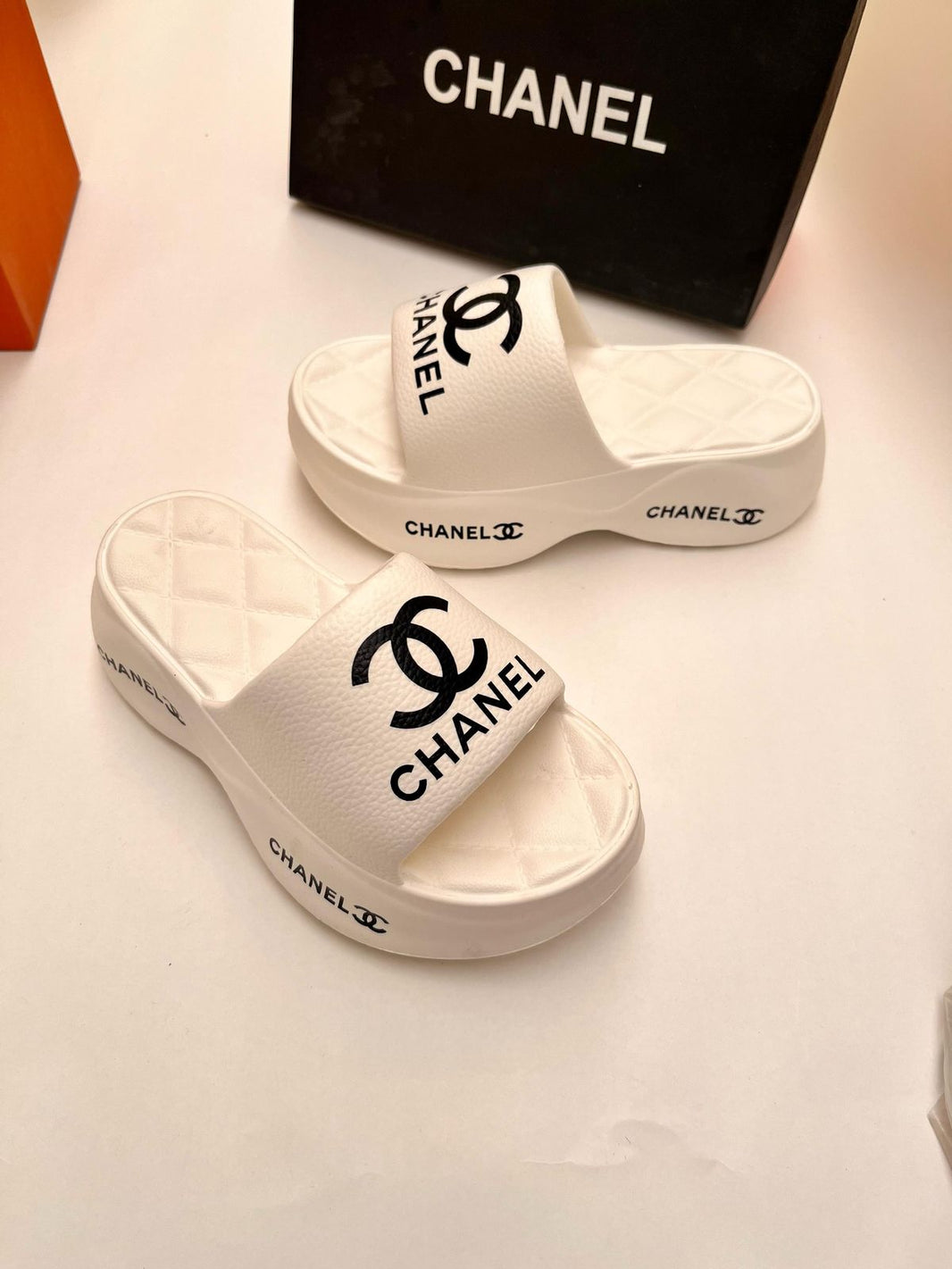 Chanel Platform Flipflops