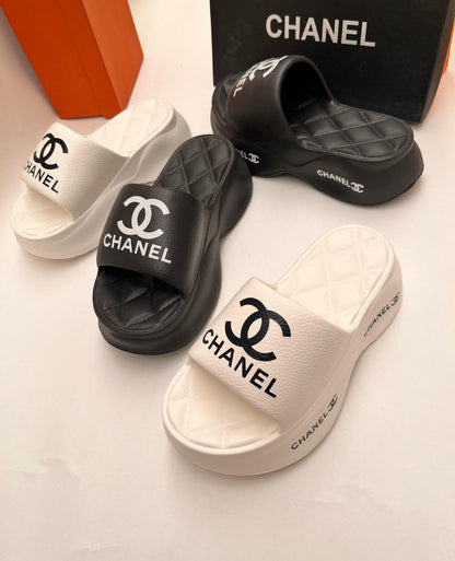 Chanel Platform Flipflops