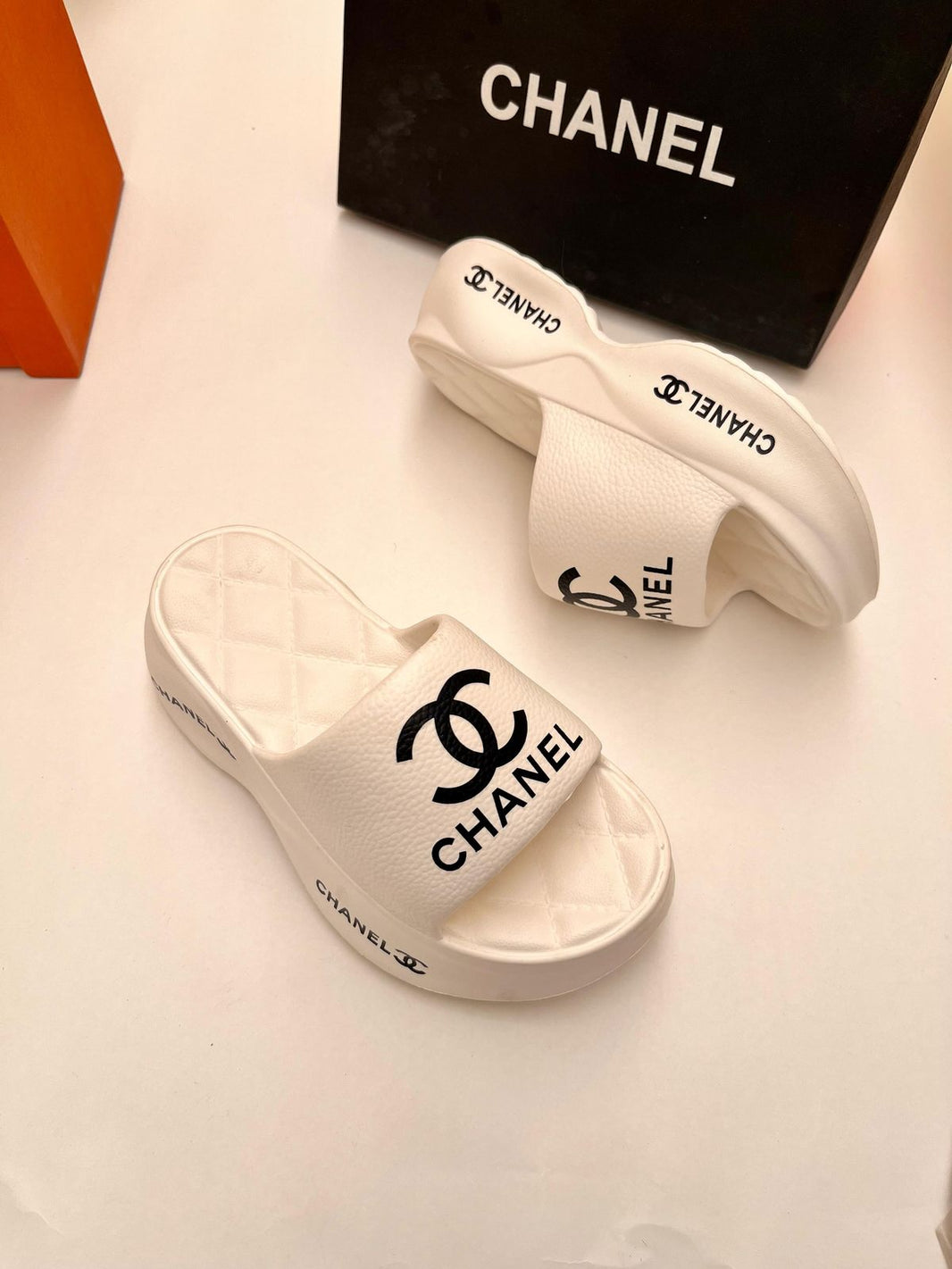 Chanel Platform Flipflops