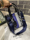 Jacquard Stripe Manhattan Tote Bag