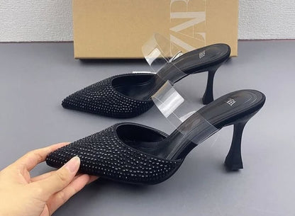 Zara Casual Slides Stone