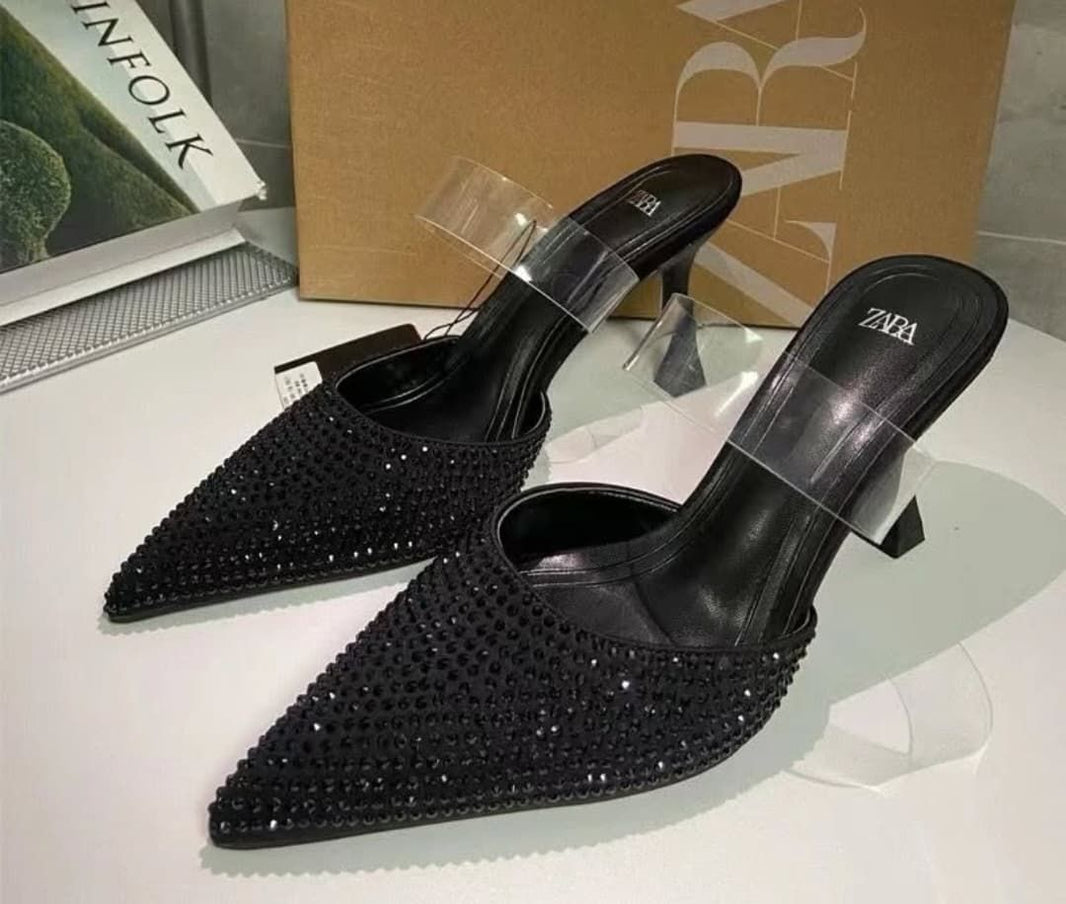 Zara Casual Slides Stone