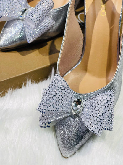 Jimmy Choo Bling Bow Heels