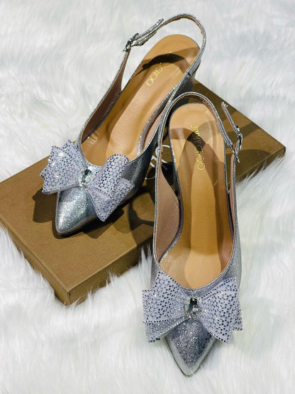 Jimmy Choo Bling Bow Heels
