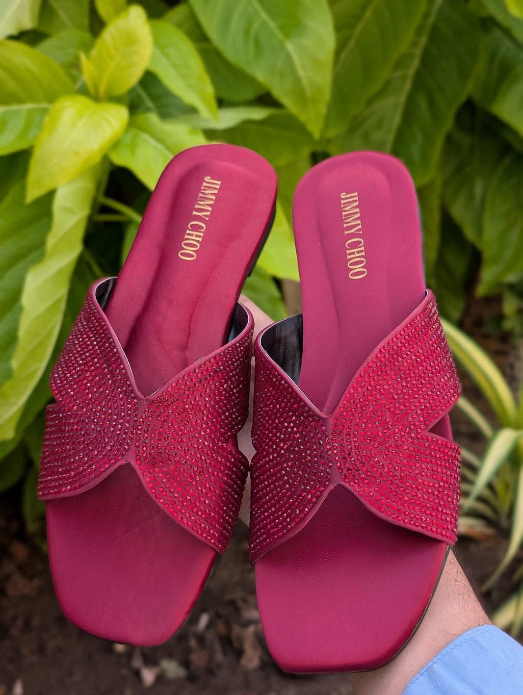 Jimmy Choo Stone Slippers