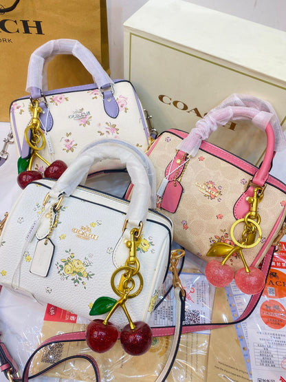 Coach Floral Duffle Bag