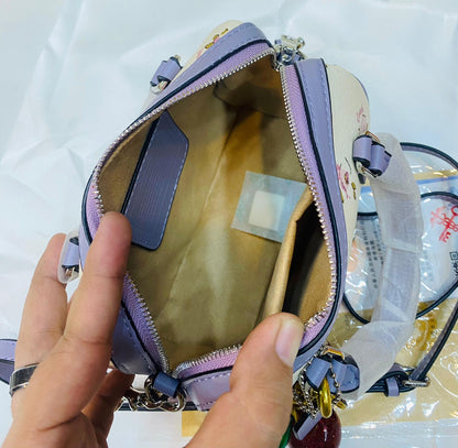 Coach Floral Duffle Bag