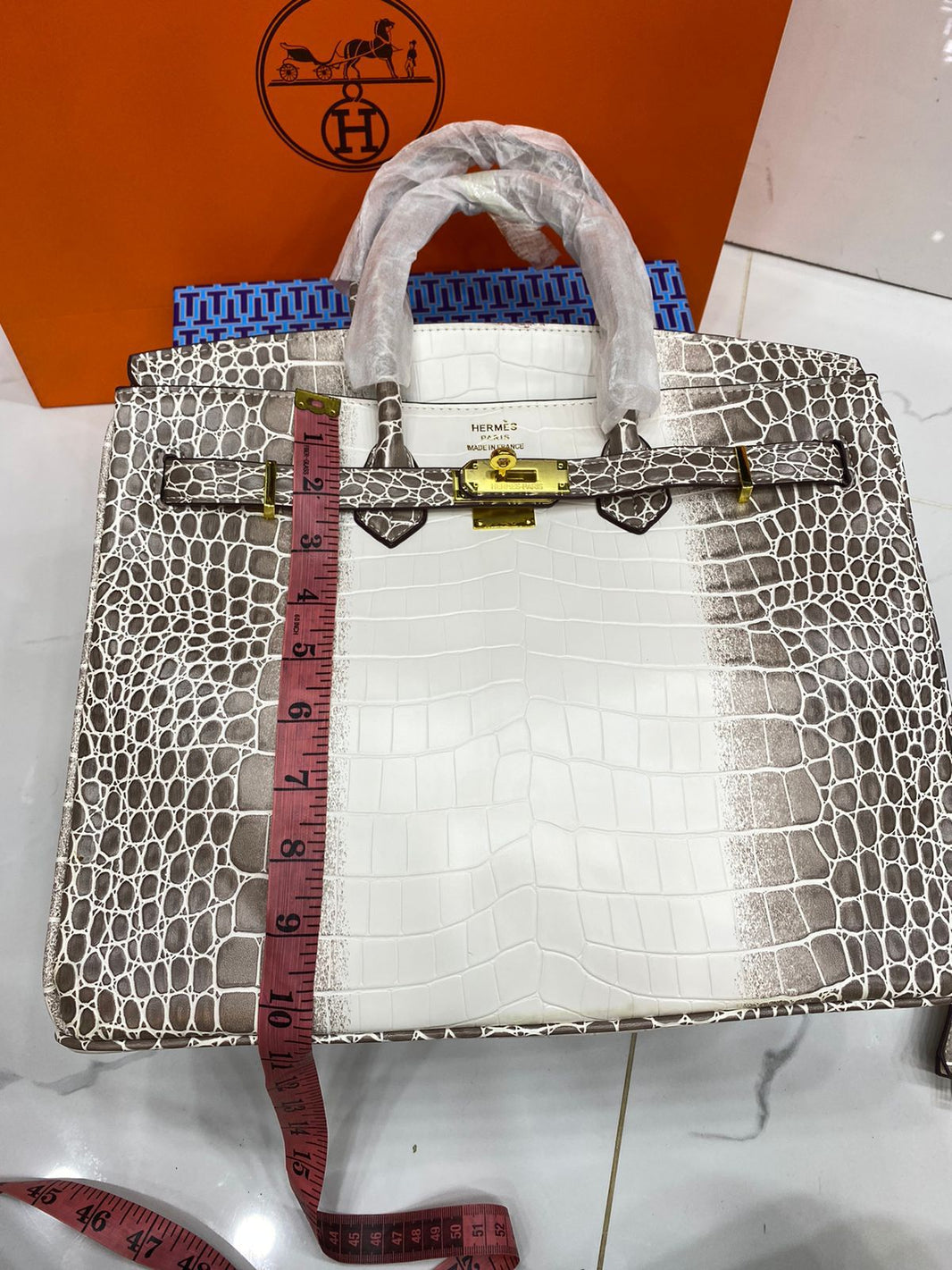Hermes Crocodile Berkin Tote
