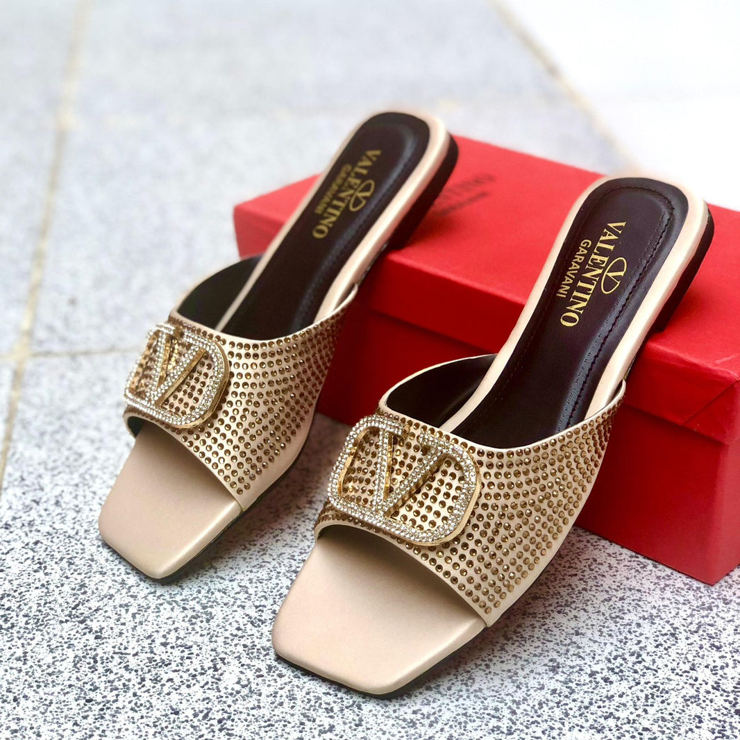 Valentino Stone Slipper