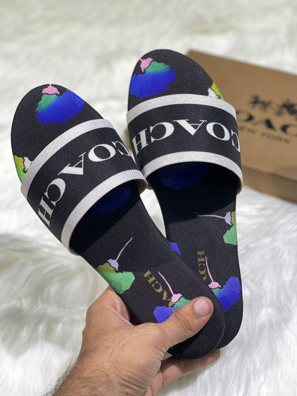 Coach Embroided Flats