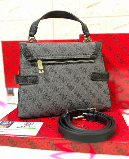 Guess Zadie Logo-Top Handle Bag