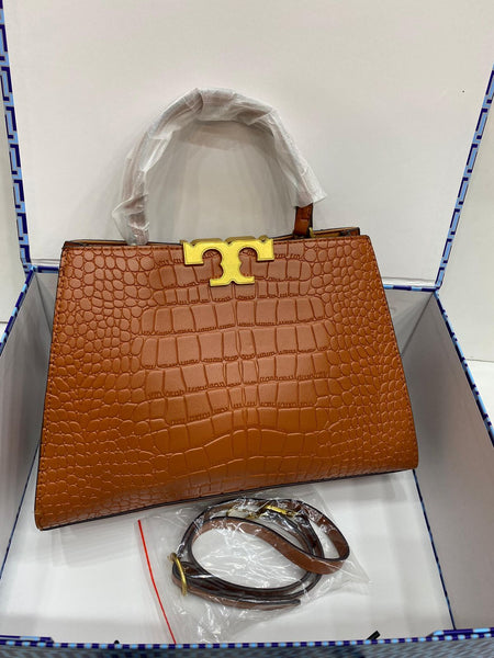 Tory Crocodile Alma Tote