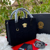 Versace Avis Belted Handle Bag