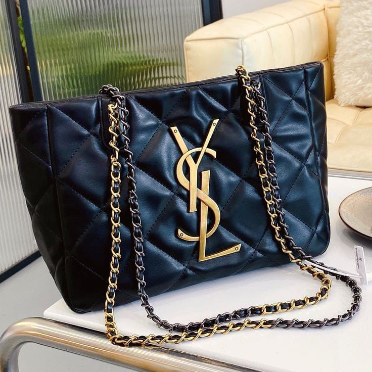 Ysl Avis Belted Handle Bag