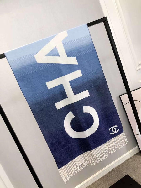 Chanel Woolen Shawls Reverse able