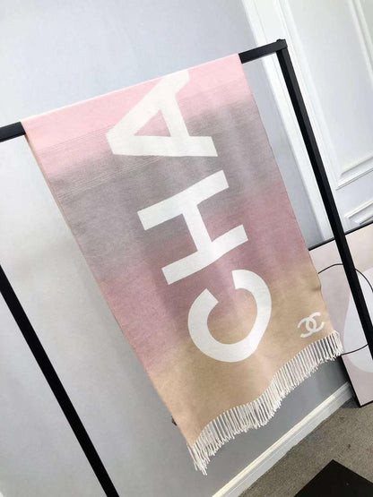 Chanel Woolen Shawls Reverse able