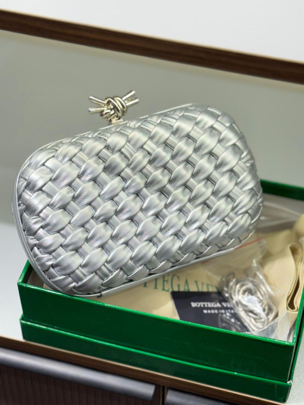 Bottega Veneta Knot clutch