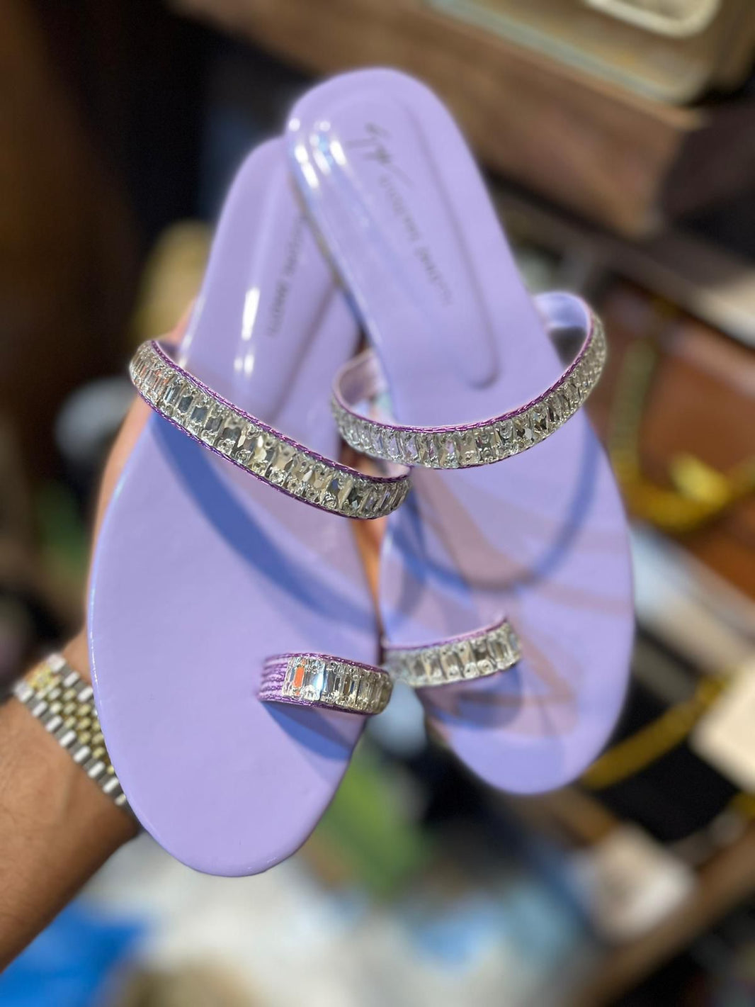 Giuseppe Zanotti Sparkle Elegance Flats