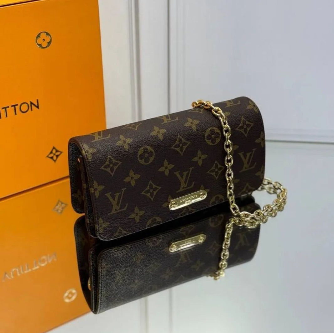 Louis vuitton Monogram Lilly Wallet On Chain