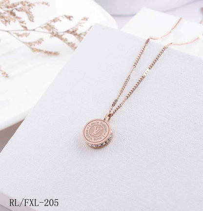 Signature Gold Pendant Necklace