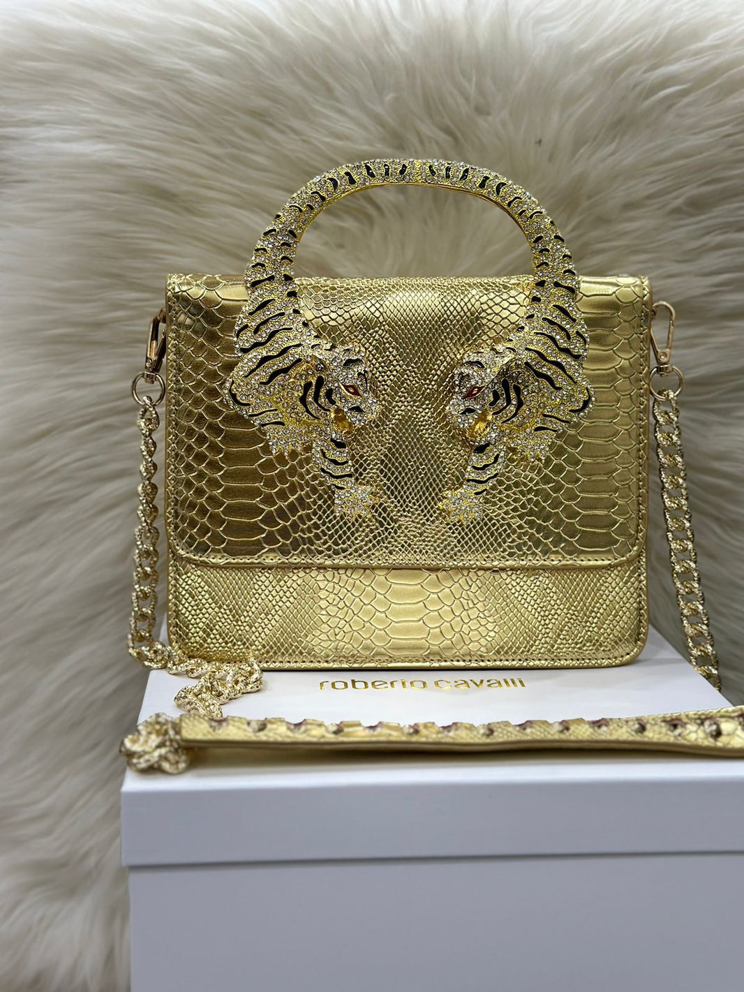 Roberto Cavalli Embellished Crossbody