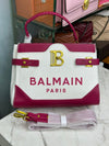 Balmain Canvas Tote with Logo
