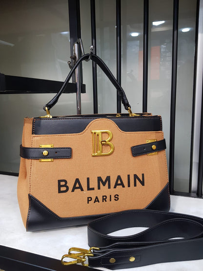 BALMAIN Leather Tote Bag