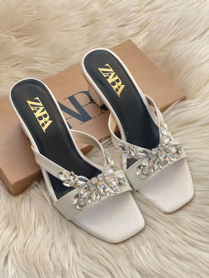 Zara Chunky Heeled Sandals