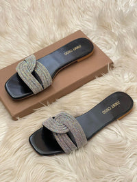 Jimmy Choo Mash Flat Sandals
