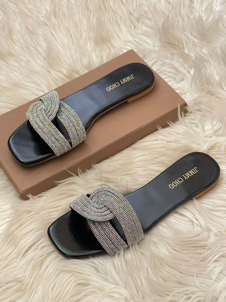 Jimmy Choo Mash Flat Sandals