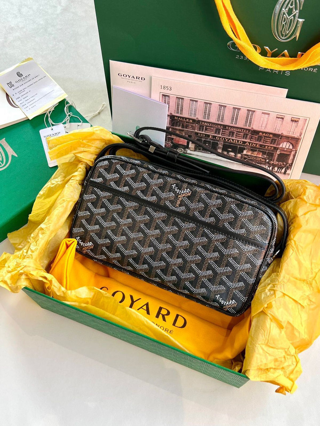 Goyard Axe Crossbody Bag