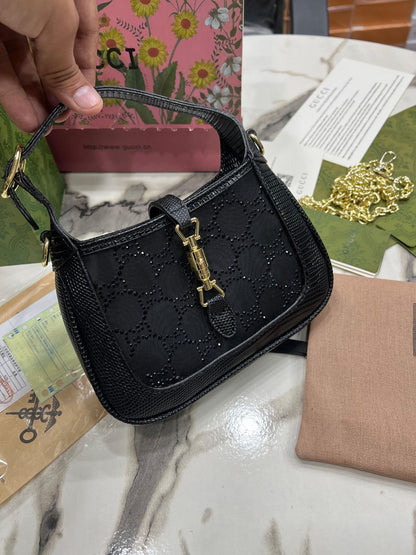 Gucci Jackie Crystal Mini Bag