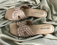 Aquazzura Slippers Crystal Stone